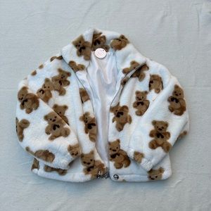 Oversized Fuzzy Teddy Bear Jacket